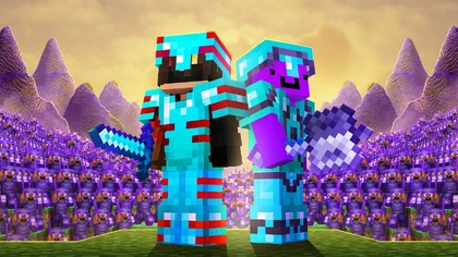 SOLO Player VS 1001 Minecraft Hunters